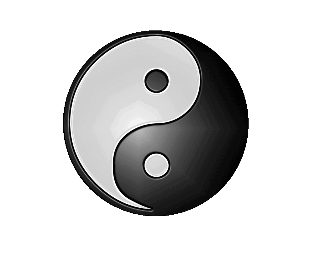 Yin yang symbool